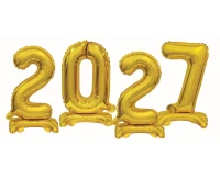 Foil balloon B&C, standing Digit - 2027 set